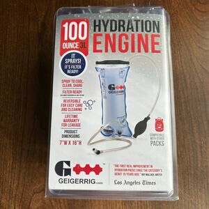 GEIGERRIG Hydration Engine Pack 3 Liter 100oz Reservoir Spray Hike Backpack NEW